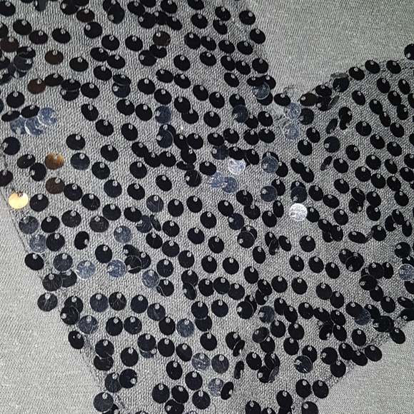 American Eagle Tee/Sequined Heart - Picture 11 of 17